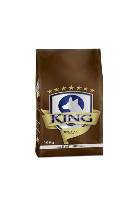 King Biftekli Pirinçli Yetişkin Köpek Maması 10 Kg
