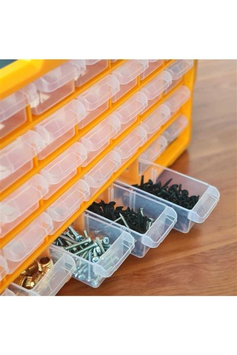 Süper Bag Super Bag Monoblok Çekmeceli Organizer Vida Dübel Boncuk Hobi Kutusu 20 Çekmece Organizer