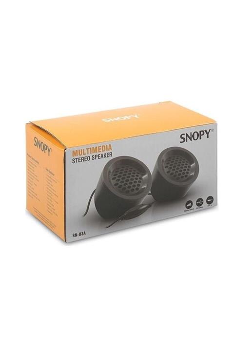 Snopy Sn-03a 2.0 Siyah 2wx2 Usb Mini Multimedia Speaker 8680096086328