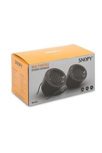 Snopy Sn-03a 2.0 Siyah 2wx2 Usb Mini Multimedia Speaker 8680096086328