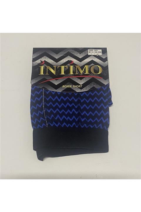 intimo Desenli Licralı Boxer Desenli