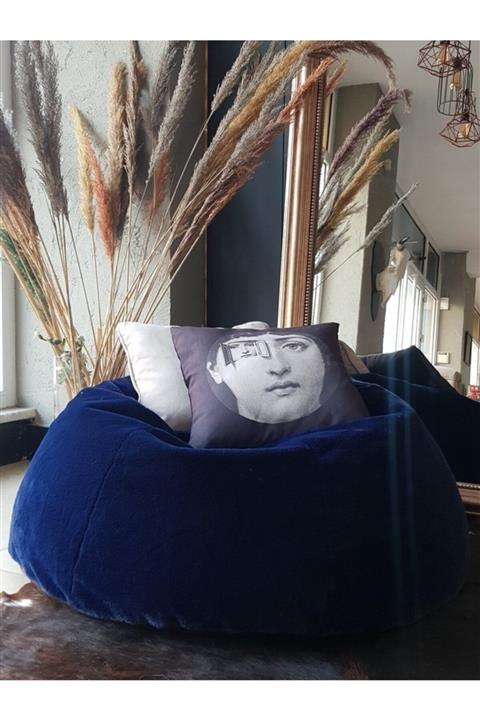 Lamoneta Design Navy Puf Armut Koltuk