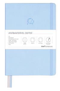 Matt Notebook A5 Antibakteriyel Defter Çizgili Mavi