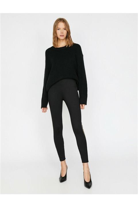 Koton Kadın Siyah Tayt 0KAK43307EK