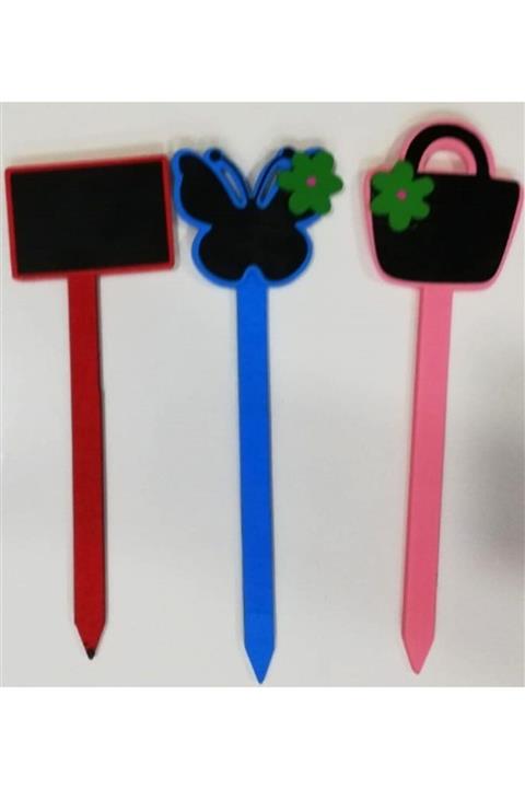 FLY BAZAAR Desenli Ahşap Kitap Ayracı (12 Adet)