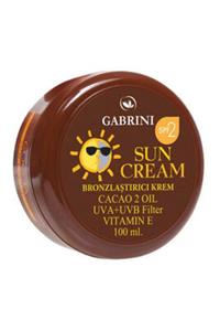 Gabrini Güneş Krem Bronzlaştırıcı Cacao 100ml