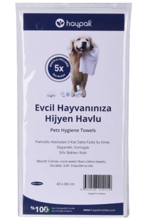 HAYPAK Tek Kullanımlık Pet Havlu - 30 Adet