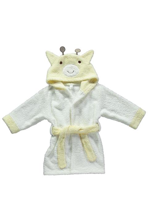 Bebetto Lıttle Giraffe Figürlü Çocuk Bornoz-sarı