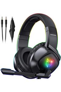 BK DESING K19 Oyun Kulaklığı-7.1 Surround Sound Pro Gürültü Önleyici Mikrofonlu Ve Rgb Led Işıklı Pro Gaming