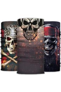 Knmaster Pirate  Buff Bandana 3'lü Paket