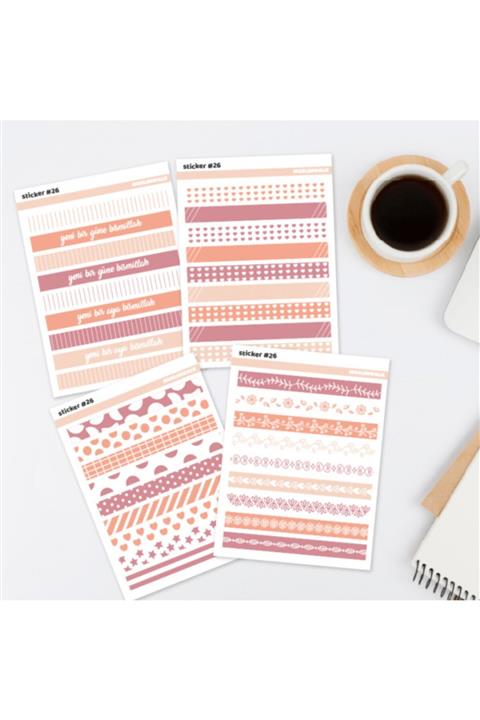 MuslimWalk Narenc Washi Tape Sticker Seti #26