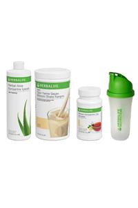 Herbalife Başlangıç Seti-2 ( 1 Vanilyalı Shake+limon 50 Gr Çay+aloe Konsantre Içecek+ Shaker)