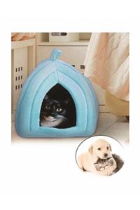 AYBİRHOME Pet Hut Polar Kedi Ve Köpek Yatağı - Mavi