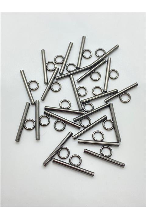 Aklar Çanta 500 Adet 3 cm T Kulp Siyah Orta Boy