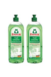 Frosch Yeşil Limonlu Bitkisel Sıvı Bulaşık Deterjanı 750 Ml. X 2 Adet