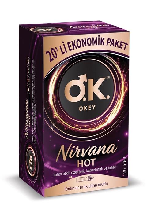 okey prezervatif Okey Nirvana Hot Prezervatif 20 li