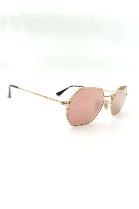 RayBan Unisex Pembe Altıgen Güneş Gözlüğü Rb3556-n 001/72