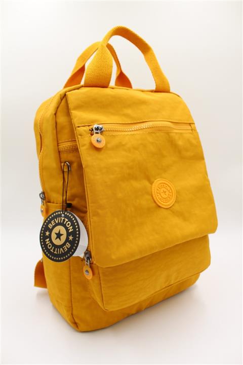 Bevitton Su Geçirmez Hardal Unisex Okul Sırt Çantası