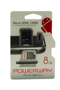 POWERWAY 6486 Pwr-8 Micro 8 Gb Micro Sd Hafıza Kartı