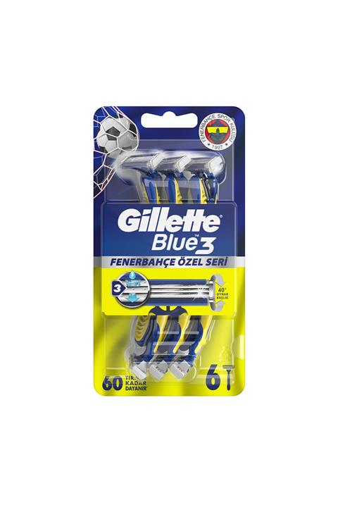 Gillette Blue 3 Tıraş Bıçağı 6'lı Fenerbahçe