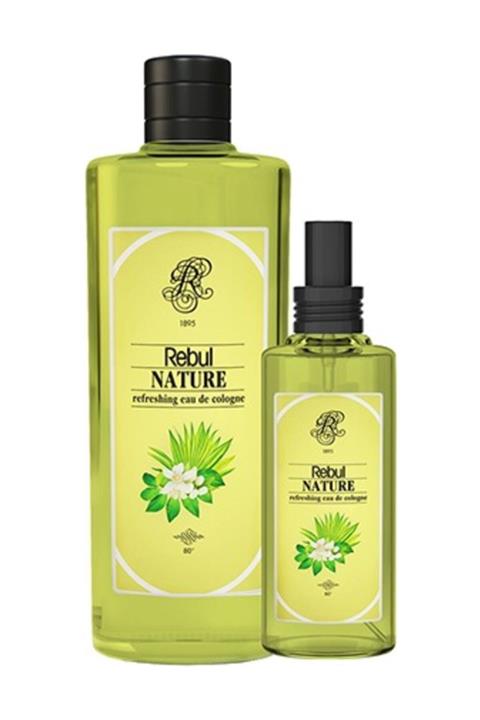 Rebul Kolonya Nature 270 Ml + 100 Ml (sprey) Cam Şişe Set - Bir Doğa Mucizesi