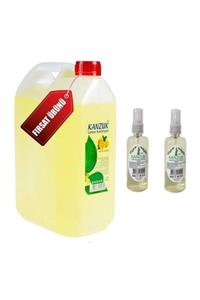 Kanzuk Kolonya 80 Derece 5 Litre Limon Kolonyası + 2 Adet 100 Ml Sprey 80° Limon Kolonyası