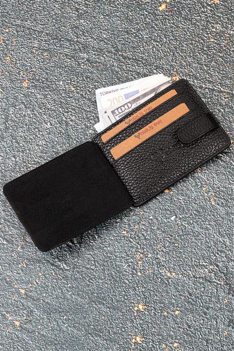 Molenza Siyah Renk Deri Kartlık Cüzdan