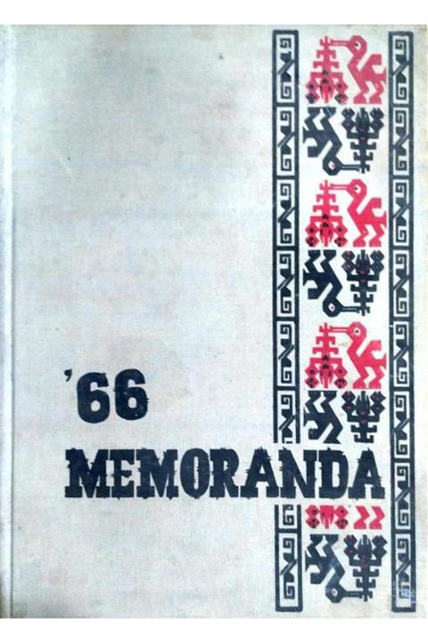 KitapSever Üsküdar Amerikan Kız Lisesi 1966 Yıllığı - Memoranda 1966