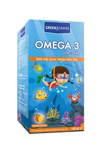 GreenFarma Omega-3 150 ml Şurup Portakal Aromalı