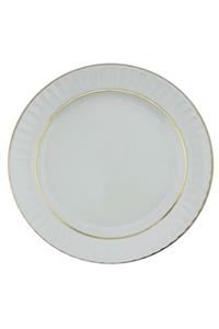 Güral Porselen Mat Yaldızlı 16cm Düz Pasta Tabağı 12'li Sf16du23