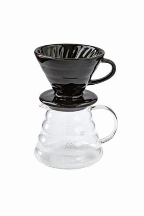 Specific Coffee V60 Dripper Demleme Seti Siyah