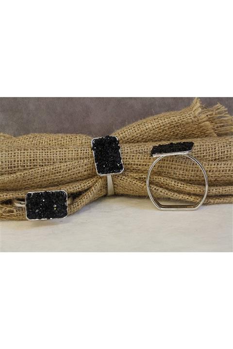 La Rose By D.veci Taşlı 6'lı Peçete Yüzüğü