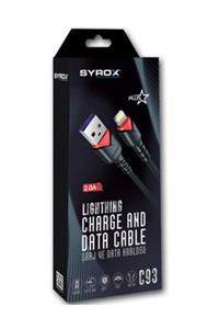 Syrox 2.0a Mah Extra Dayanıklı Örgülü Apple Iphone Şarj C93