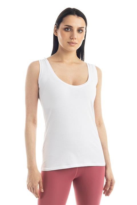 The Step Sports Step Beyaz Kadın Pamuklu Spor Atlet