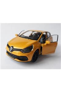 OYUNCAKSAHİLİ Renault Clio Diecast Metal Araba Kapı Acılır Gold Reno Clıo