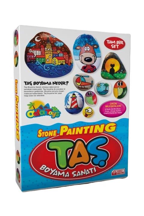 Adatoys Taş Boyama Hobi Uygulama Seti