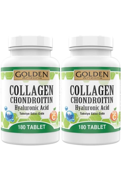 NCS Golden Arizona Collagen Chondroitin 2 Kutu 360 Tablet Hyaluronic Acid Magnezyum Sitrat Vitamin C