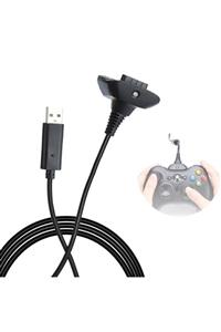 CRKTEKNOLOJİ Microsoft Xbox 360 Uyumlu Joystick Gamepad Usb Şarj Kablosu Usb-x360