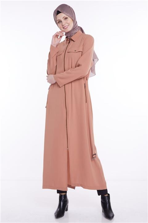 Tuğba Kadın Tarçın Ferace TK-M7377-46