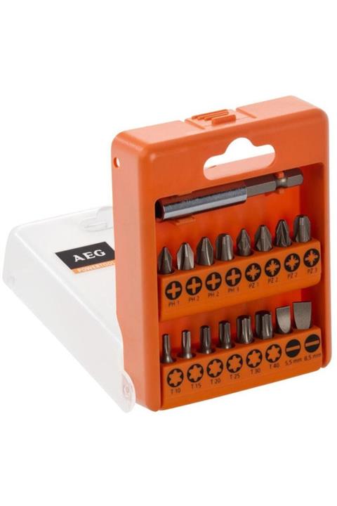 AEG Profi-bit Bits Uç Seti Takımı Vidalama 17 Parça