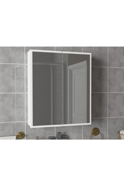 Dekorister Kayla Banyo Üst Dolabı Beyaz