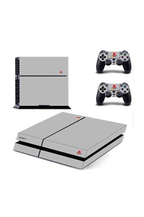 KT Decor Playstation 4 Mat Gri Sticker Kaplama Seti