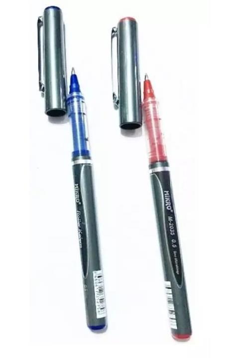 Mikro Roller Kalem 0,5 Mm. Mavi, Kırmızı 2 Adet