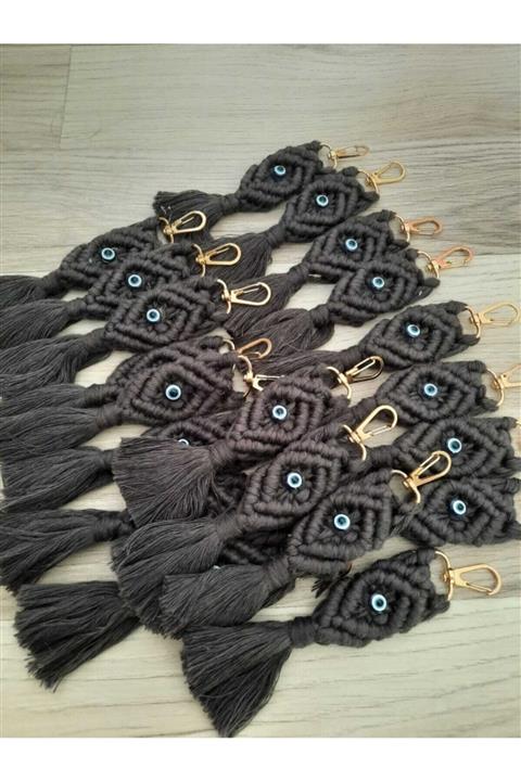 macramelina Makrome Gökkuşağı Anahtarlık