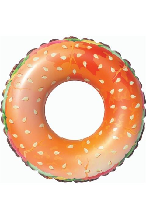 BERMUDA Hamburger Şekilli Şişme Yüzme Simit 60 cm 8687
