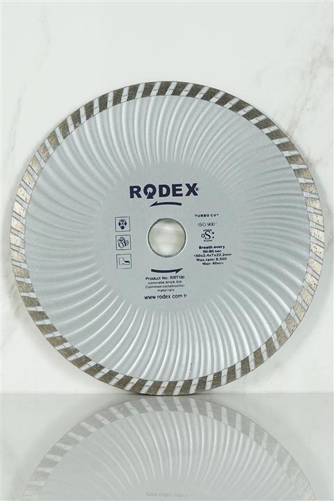 Rodex Rrt180 Dalgalı Gövde Tip Turbo Elmas Kesme Diski 180mm