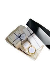 DeDe Candle & Wellness Studio Cam ve Teneke Mum Seti Gift Box No. 1 Hediye Kutusu Mum