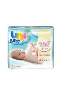 Uni Baby Hassas Bakım 6+ Ay Parfümsüz 4x52 Islak Mendil