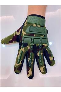 Gazi Ticaret Taktik Eldiven Gloves Outdoor Uzun Kamuflaj Desenli