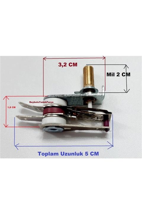 Arzum Sultani Termostat Tost Makinesi Mil Uzunluğu 2 Cm